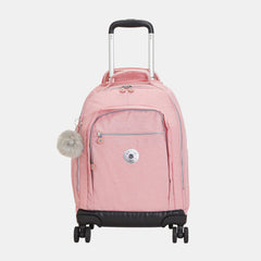 Kipling New Zea Large Wheeled Backpack with Laptop Compartment Bridal Rose