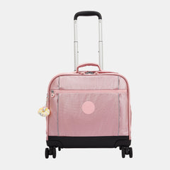 Kipling New Storia Large Wheeled Bag Bronze Pink Metallic