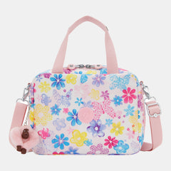 Kipling Miyo Large Lunch Bag with Trolley Sleeve Flower Stamp
