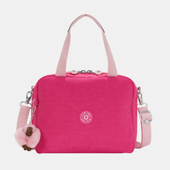 Kipling Miyo Large Lunch Bag with Trolley Sleeve Intense Rose