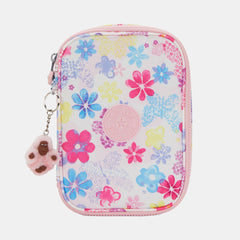 Kipling 100 Pens Large Pencil Case Flower Stamp