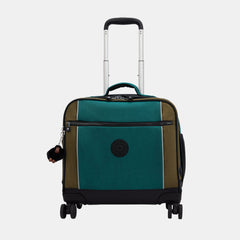 Kipling New Storia Large Wheeled Bag Black Khaki Print