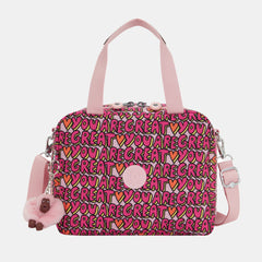 Kipling Miyo Large Lunch Bag with Trolley Sleeve U R Great Print