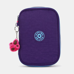 Kipling 100 Pens Large Pencil Case Vip Purple