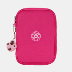 Kipling 100 Pens Large Pencil Case Intense Rose