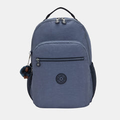 Kipling Seoul Lap Large Backpack with Laptop Compartment  Game Grey