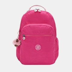 Kipling Seoul Lap Large Backpack with Laptop Compartment  Intense Rose