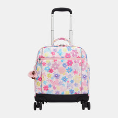 Kipling New Storia S Medium Wheeled Bag Flower Stamp