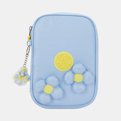 Kipling 100 Pens Large Pencil Case Bloom Crush Metallic