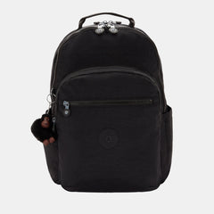 Kipling Seoul College Extra Large Backpack with Laptop Compartment True Black