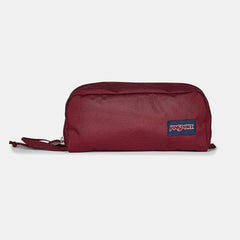 JanSport Perfect Pouch Single Compartment Organiser with 3 Dividers, Cherry Laquer