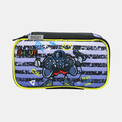 Shout Gamer Pencil Case with 29- Piece School Stationery Kit