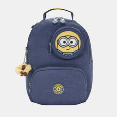 Kipling Seoul S Window Small Backpack with Tablet or Laptop Compartment – Dungaree Blue (Minions Edition)
