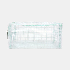 Whsmith Clear Grid Cube Pencil Case