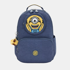 Kipling Seoul Lap Window Large Backpack with Laptop Compartment –  Dungaree Blue (Minions Edition)