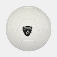 Lamborghini No.5 Machine Sewing PVC Soccer Ball – White