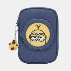 Kipling 100 Pens Window Large Pencil Case – Dungaree Blue (Minions Edition)