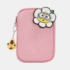 Kipling 100 Pens Large Pencil Case – Pink Daisy  (Minions Edition)
