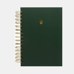 A5 Green Wiro Notebook