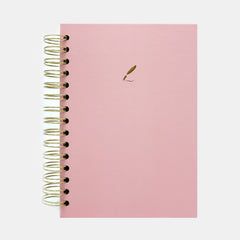 A5 Orchid Pink Wiro Notebook