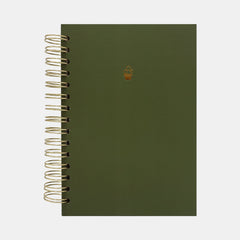 A5 Loden Green Wiro Notebook