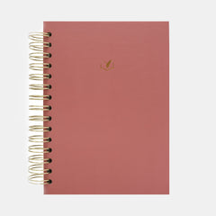 A5 Dusty Rose Wiro Notebook
