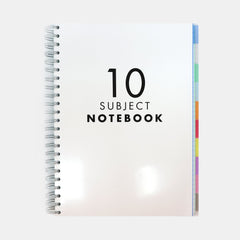 A4 10‑Subject Notebook
