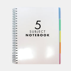 A4 5‑Subject Notebook