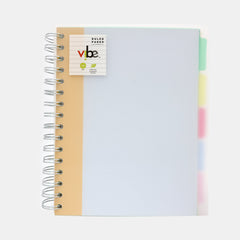 A5 5‑Subject Notebook – Light Blue