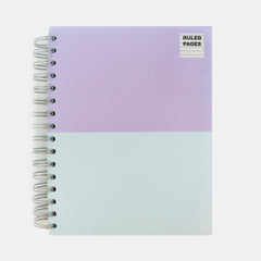A5 5‑Subject Notebook- Blue & Purple