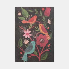 A5 Linen Notebook – Botanical