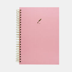 A4 Orchid Pink Wiro Notebook