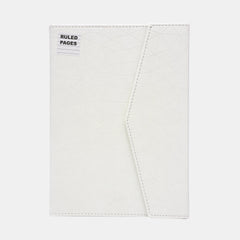 A5 Magnetic PU Leather Notebook – Matrix White