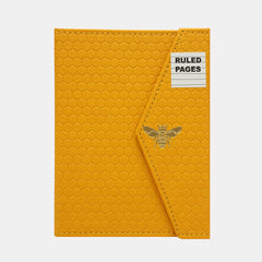 A6 Magnetic PU Leather Notebook – Yellow Bee