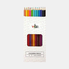 Dual‑Ended Colouring Pencils (12 pcs)