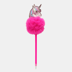 Unicorn Fluffy Pen- Black Ink