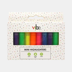 Set Of 10 Mini Highlighter Pens