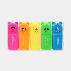 Coloured Cat Highlighter Pens (5 pcs)