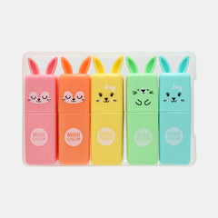 Pastel Cat Highlighter Pens (5 pcs)