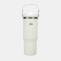 White Flip Straw 900Ml
