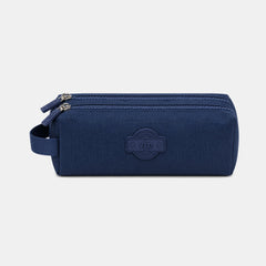 Vibe 3‑Zip Pencil Case Navy Blue