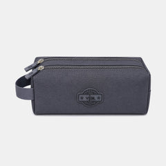 Vibe 3‑Zip Pencil Case Charcoal
