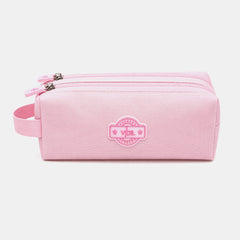 Vibe 3‑Zip Pencil Case Ballet Pink