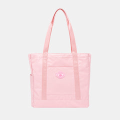 Vibe Multi‑Compartment Tote Bag With Padded Laptop Sleeve Ballet Pink