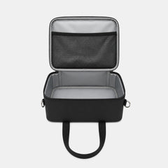 Vibe Insulated Lunch Bag With Trolley Sleeve & Removable Strap Mono Black
