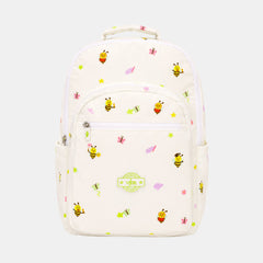 Vibe Bee & Butterfly Large Multi‑Compartment Backpack