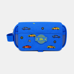 Vibe Cars 2‑Zip Flip Pencil Case