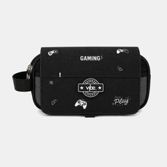 Vibe Gaming 2‑Zip Flip Pencil Case