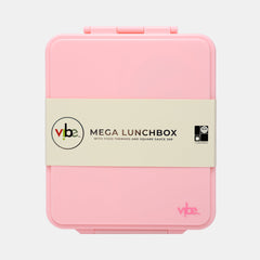 Vibe Mega Lunch Box With Food Thermos & Sauce Jar –  Blush Pink