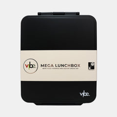 Vibe Mega Lunch Box With Food Thermos & Sauce Jar –  Black